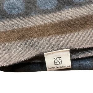 Pretty Persuasions Paisley Scarf Long Brown Soft Cozy